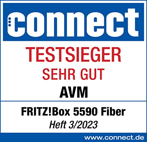 FRITZ!Box 5590 Fiber – Glasfaser-Router mit Wi-Fi 6, Mesh & 2.5-Gigabit-LANk