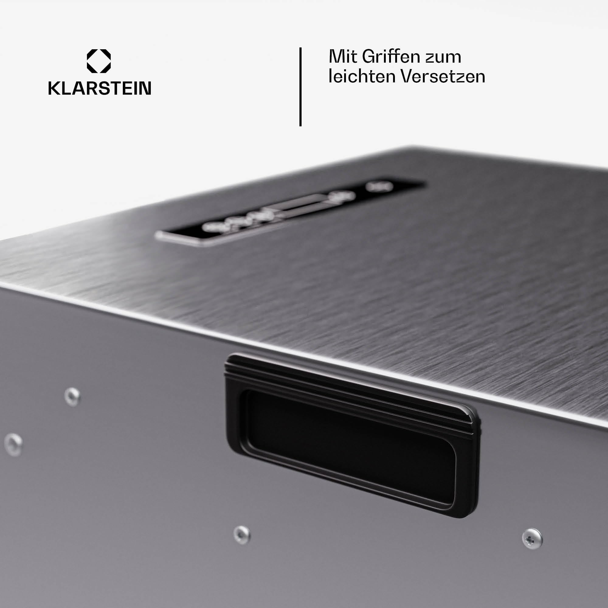 Klarstein Dörrgerät, Dörrautomat für Gemüse, Obst, Pilze & Fleisch, 1500W Edelstahl-Dörrautomat, Trockenautomat mit 16 Metallgitter, Dörrgerät mit 24H Timer & Touch-Display, Food Dehydratork