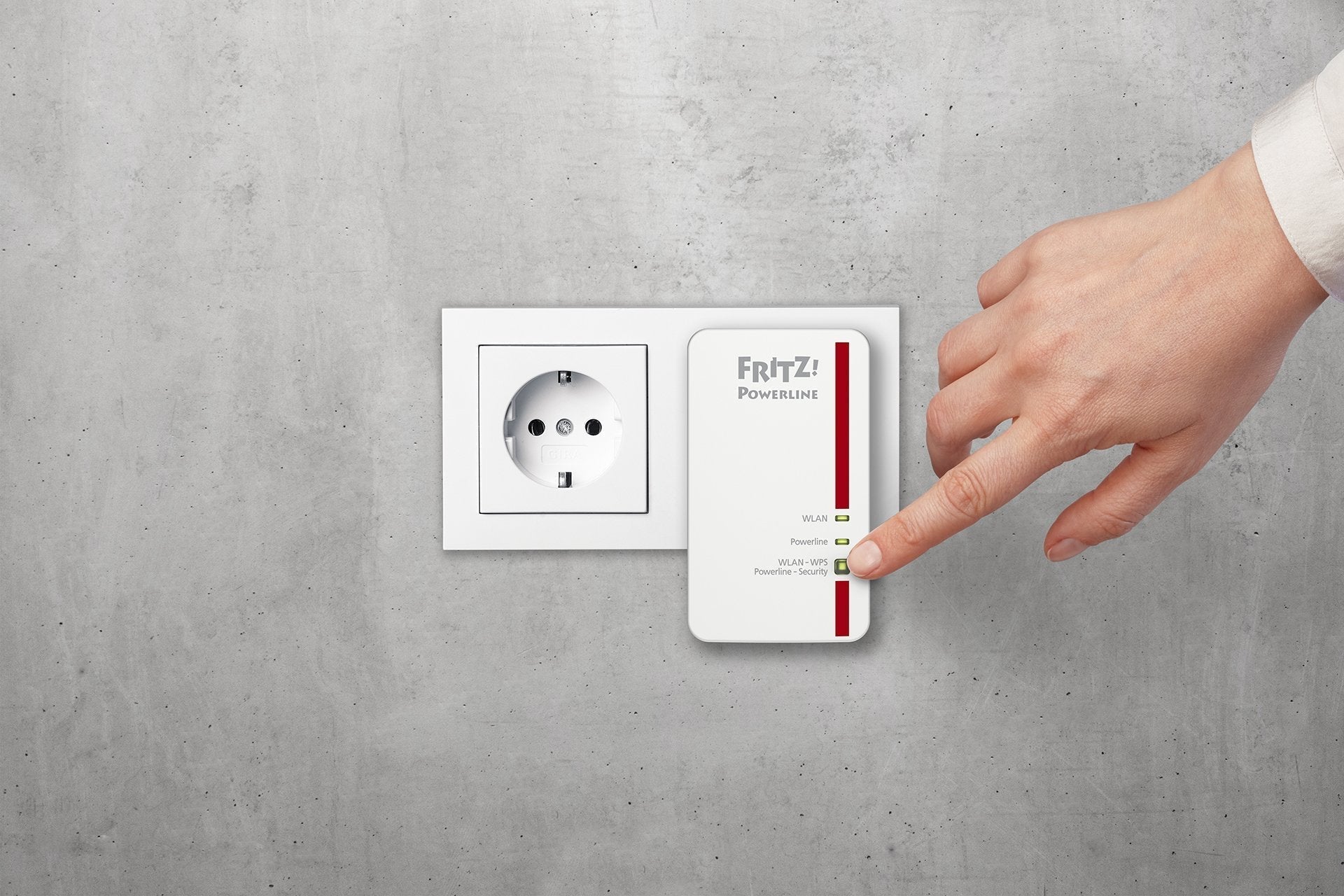 FRITZ!Powerline 1240E/1000E Set – WLAN & 1.200 MBit/s für Streaming & NASk