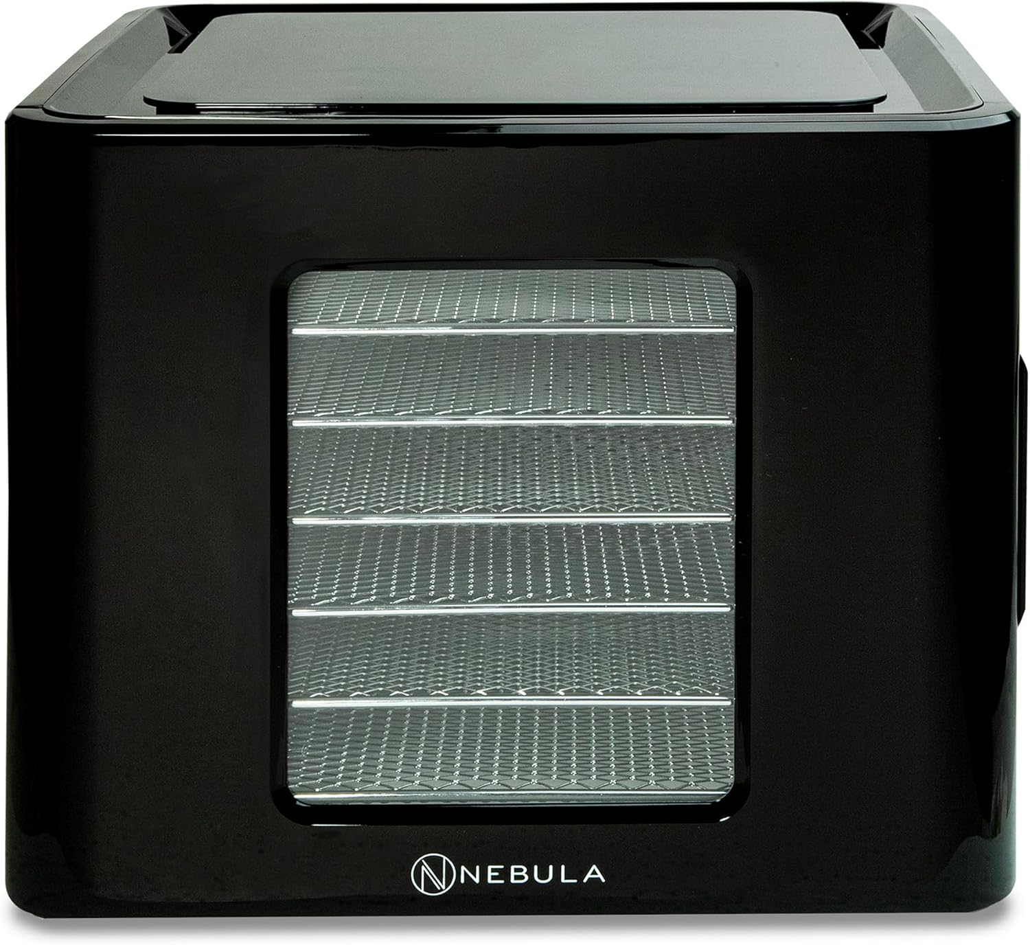 Nebula Lebensmittel Dörrgerät Mit 6 Edelstahlschalen | LED-Touch-Control-Design, Einstellbare Digitale Temperatur 35-70 °C & 48-Stunden-Timer | 400W | Dörrgerät Für Obst, Gemüse, Fleisch Und Mehrk