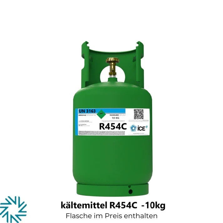 R454C Klimagas Kältemittel Füllgewicht 10 Kg Aufladbarem Zylinder 1/4 Anschluss