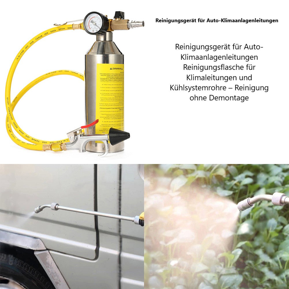 Auto-Klima-Spülset 220 PSI – Rohrreinigung für Klimaleitungen, Kondensator & Verdampfer