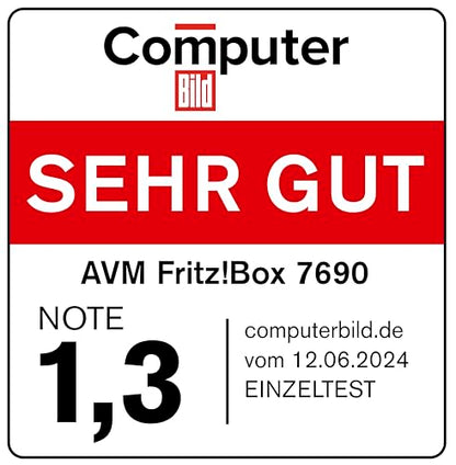 FRITZ!Box 7690 – Wi-Fi 7 DSL-Router mit Supervectoring, Mesh & DECT-Basisk