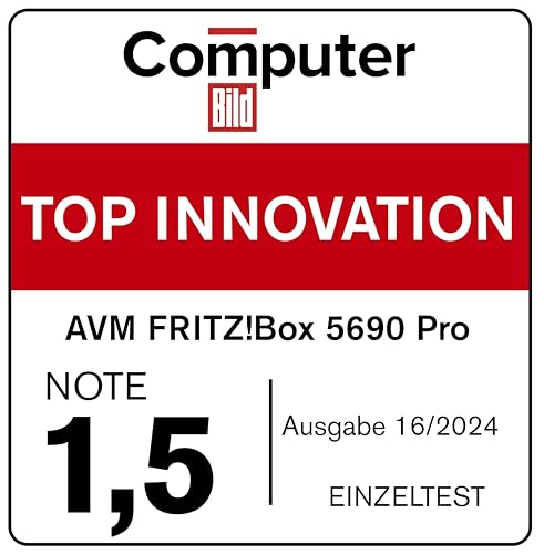 FRITZ!Box 5690 Pro – Wi-Fi 7 Triband-Router für DSL & Glasfaser, Mesh & DECTk