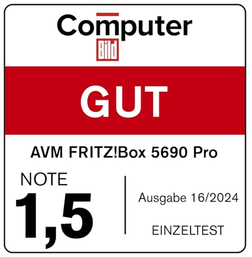 FRITZ!Box 5690 Pro – Wi-Fi 7 Triband-Router für DSL & Glasfaser, Mesh & DECTk