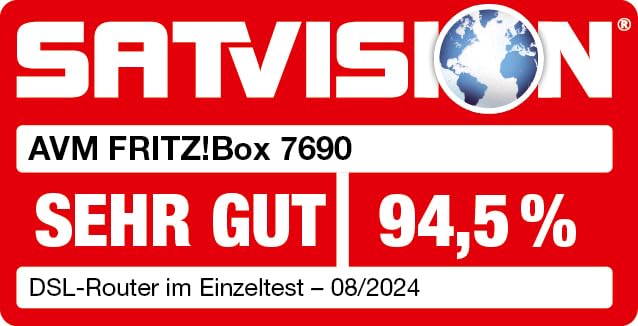 FRITZ!Box 7690 – Wi-Fi 7 DSL-Router mit Supervectoring, Mesh & DECT-Basisk