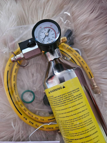Auto-Klima-Spülset 220 PSI – Rohrreinigung für Klimaleitungen, Kondensator & Verdampfer
