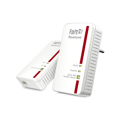 FRITZ!Powerline 1240E/1000E Set – WLAN & 1.200 MBit/s für Streaming & NASk
