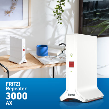 FRITZ!Repeater 3000 AX – Wi-Fi 6 Tri-Band Repeater mit bis zu 4.200 MBit/sk