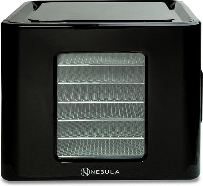 Nebula Lebensmittel Dörrgerät Mit 6 Edelstahlschalen | LED-Touch-Control-Design, Einstellbare Digitale Temperatur 35-70 °C & 48-Stunden-Timer | 400W | Dörrgerät Für Obst, Gemüse, Fleisch Und Mehrk