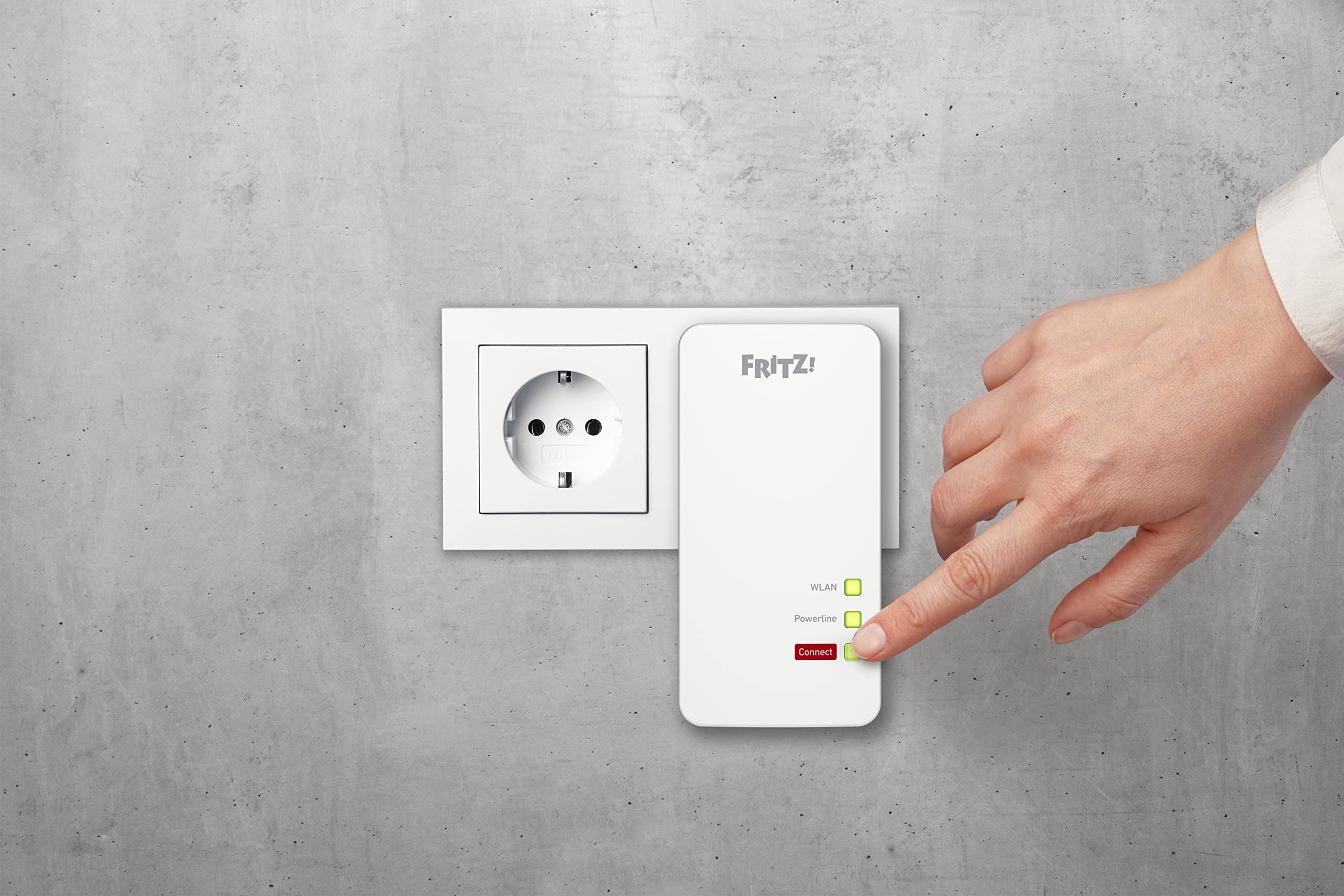 FRITZ!Powerline 1260/1220 Set – WLAN & 1.200 MBit/s für Streaming & NASk